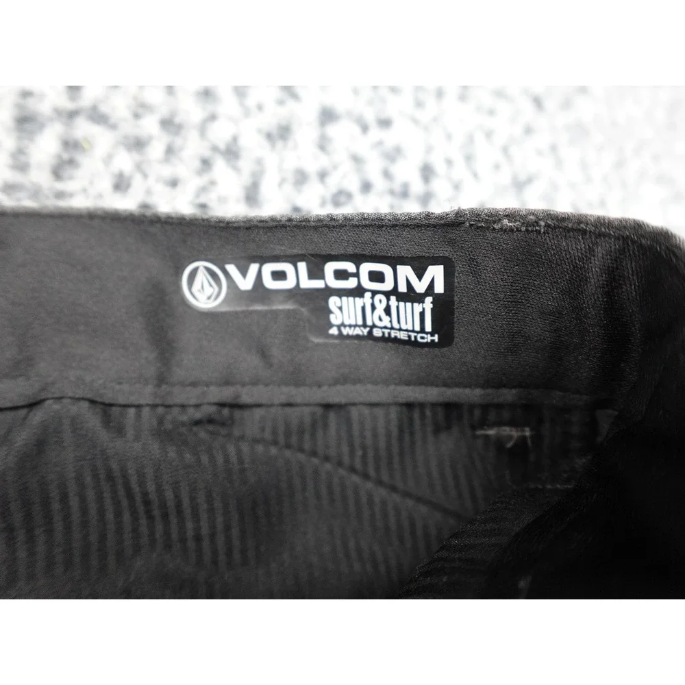 Volcom Surf & Turf Hybrid Shorts Mens 32 Grey 4-Way Stretch Chino Boardshort